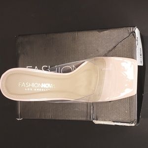 Nice pair of top of my game heels never worn size 7 colors nude